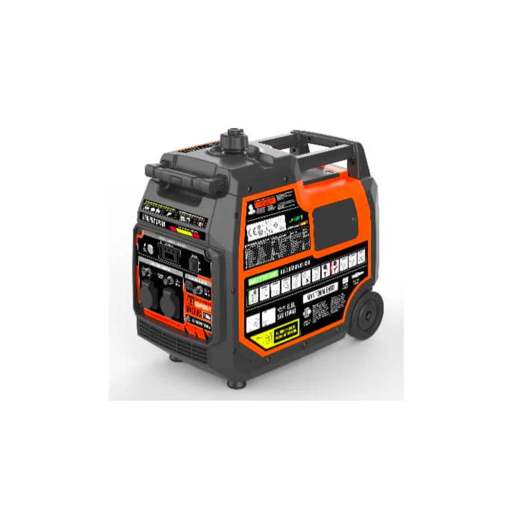 Generador Eléctrico a Gasolina Inverter Apoyo Solar Insonorizado Monofásico 4000W Madeira Genergy - Vista 2
