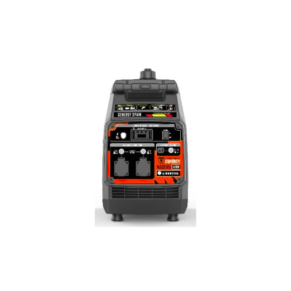 Generador Eléctrico a Gasolina Inverter Apoyo Solar Insonorizado Monofásico 4000W Madeira Genergy - Vista 5