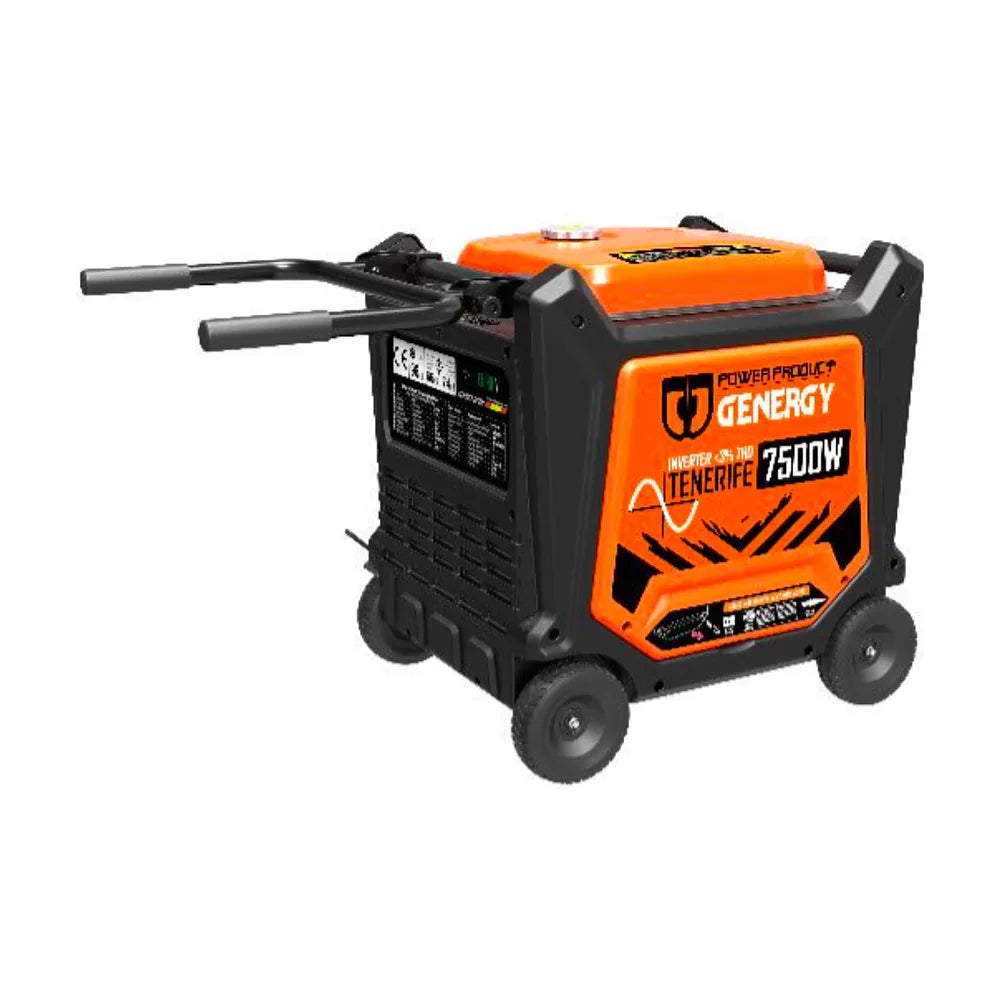 Generador Eléctrico a Gasolina Inverter Insonorizado Monofásico 7500W Tenerife Genergy - Vista 3