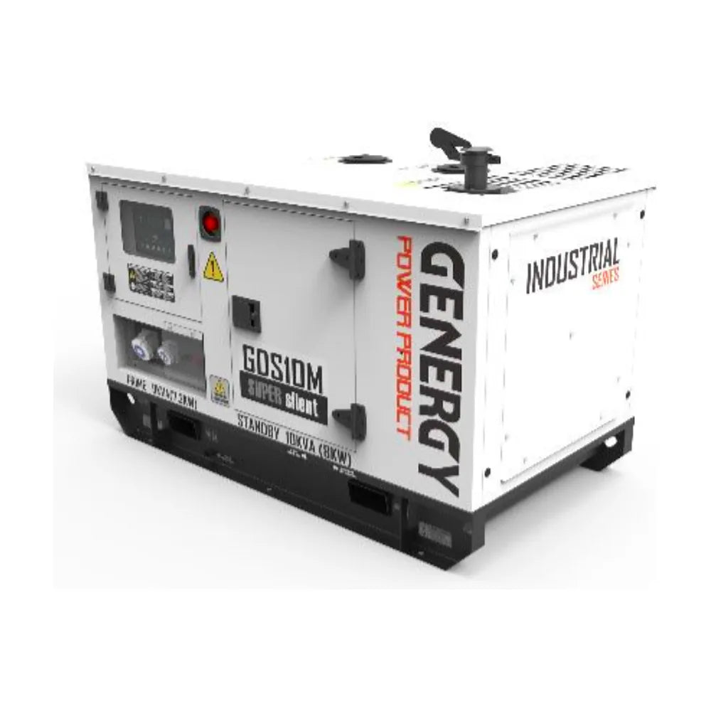 Grupo Electrógeno Diésel Insonorizado Monofásico 8000 W Professional Genergy - Vista 2