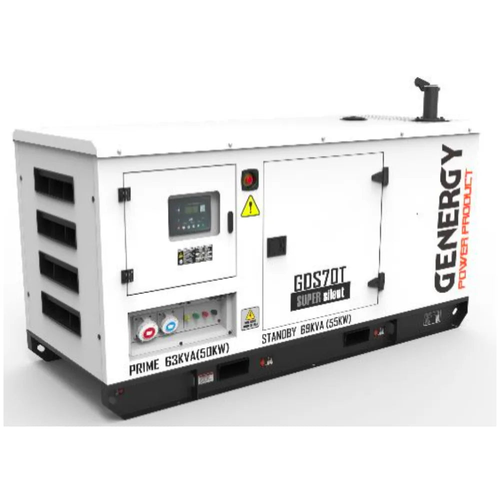 Grupo Electrógeno Diésel Insonorizado Trifásico 55 KW GDS70T Genergy - Vista 2