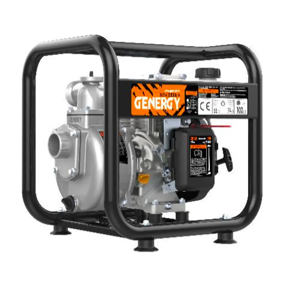 Motobomba de Agua a Gasolina 35000L/H Turia Genergy - Vista 1