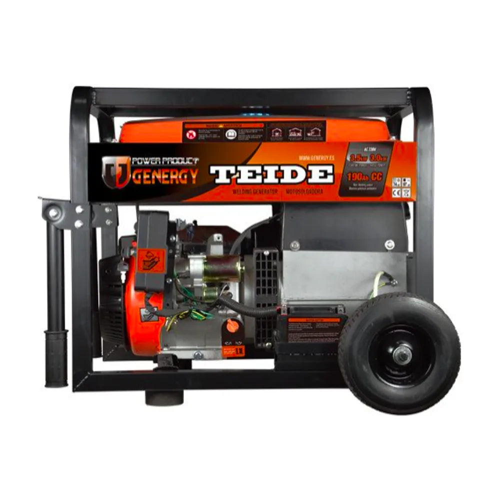 Motosoldador a Gasolina Portátil 3500W Teide Genergy - Vista 3