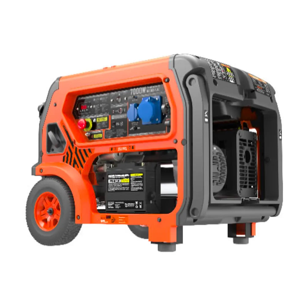 Generador Eléctrico a Gasolina Apoyo Solar Monofásico 7 KW Baqueira Genergy - Vista 2