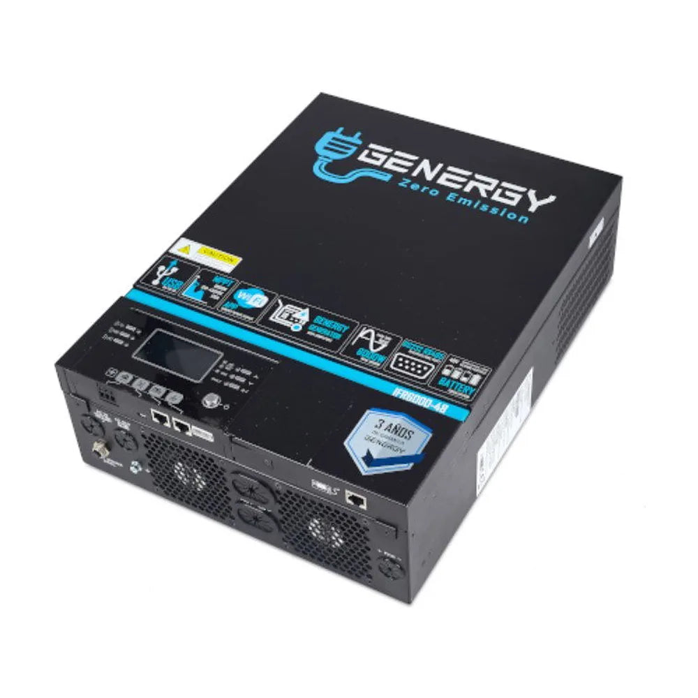 Generador Eléctrico a Gasolina Inverter Apoyo Solar Monofásico 7500W Creta Genergy - Vista 6