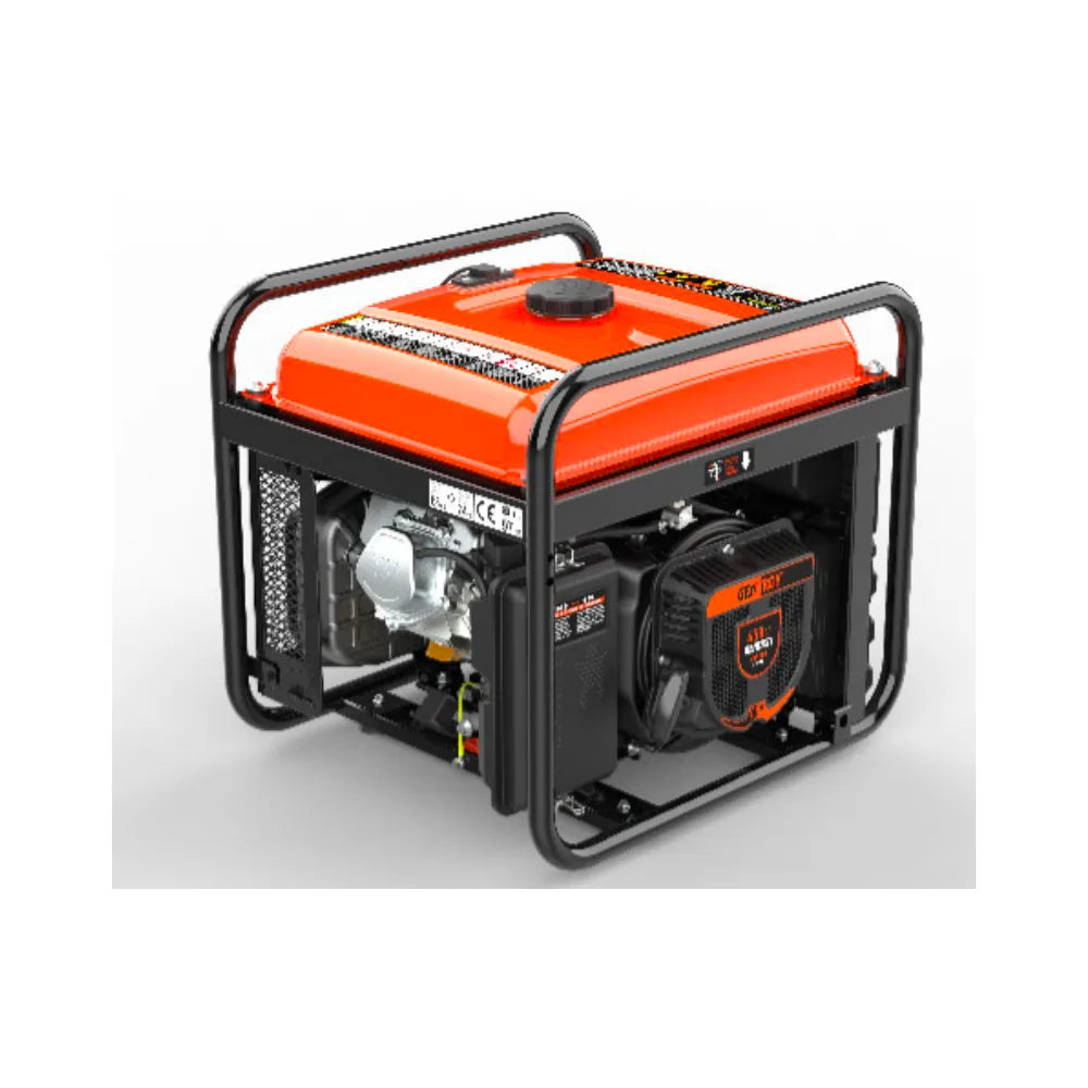 Generador Eléctrico a Gasolina Inverter Apoyo Solar Monofásico 7500W Creta Genergy - Vista 2