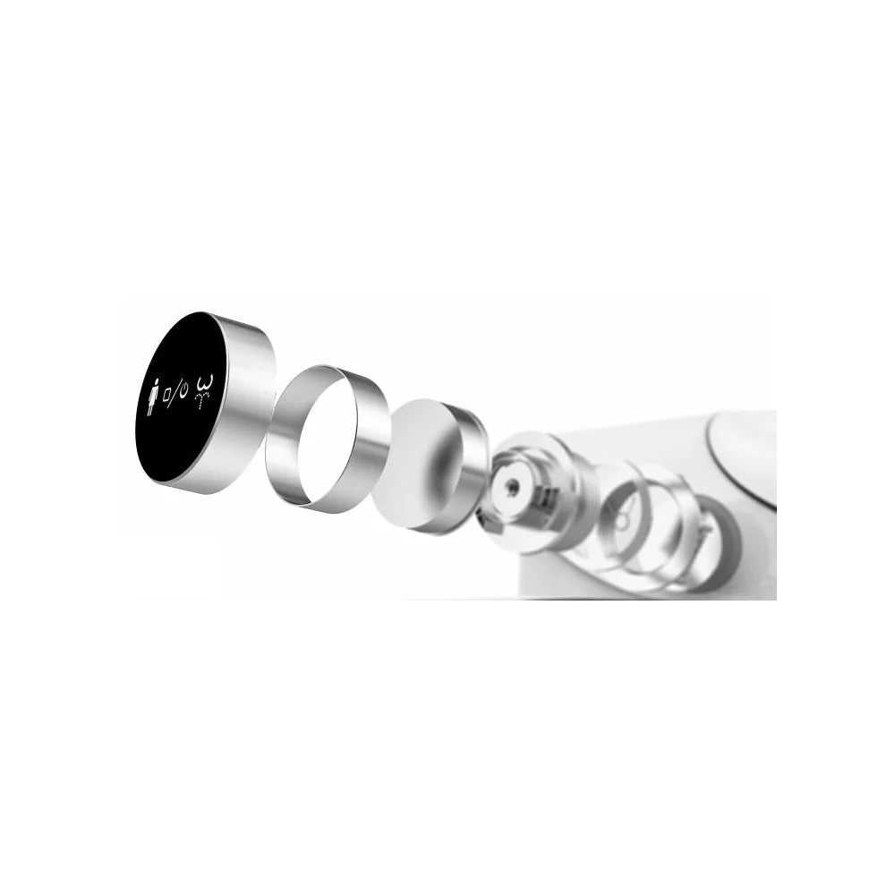 Inodoro Japonés Inteligente con sensor automático fabricado en cerámica blanca Ovian Plus Nashi - Vista 9