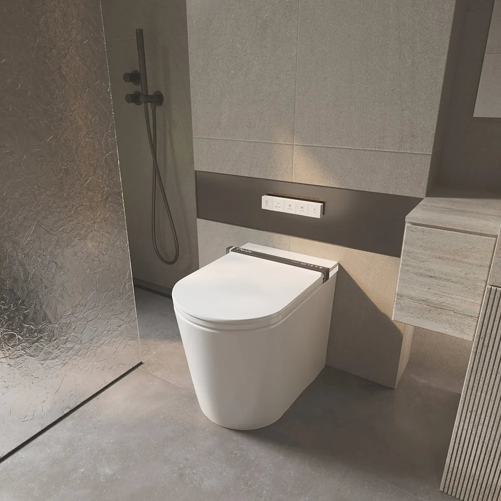 Asiento de Inodoro Inteligente Bidet Inodoro inteligente con asiento calefactable de secado ultra rápido para baño moderno iAnna SE Nashi - Vista 4