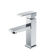 Grifo monomando para lavabo con acabado cromado y altura de 17 cm Orion de GME