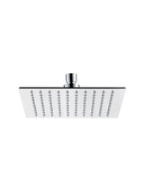 Rociador de ducha cuadrado en acero inoxidable 300x300 mm para baño moderno INOX de GME