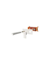 Grifo empotrable para lavabo redondo fabricado con latón con un acabado en color blanco Orion de GME