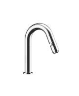 Grifo monomando para lavabo con mando integrado diseño moderno y acabado cromado IO´S-5 de GME
