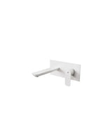 Grifo de lavabo empotrable fabricado con latón con un acabado en blanco Cassio de GME