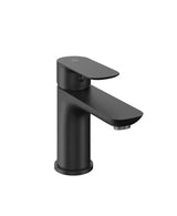 Grifo de lavabo monomando negro mate de latón con aireador oculto Cassio de GME