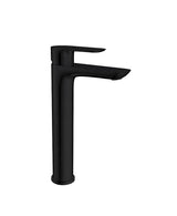 Grifo caño alto monomando fabricado con latón con un acabado en color negro Cassio de GME