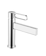 Grifo monomando de lavabo fabricado en latón con un acabado en color cromado Dior de GME