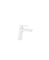 Grifo monomando para lavabo fabricado en latón con un acabado en color blanco de 176 mm MARRIOT de GME