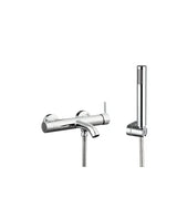 Grifo monomando caño alto para lavabo fabricado en laton con un acabado en color cromado Sirio de GME
