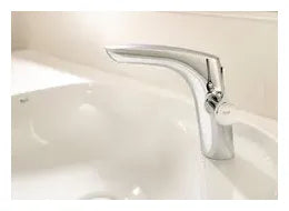 Grifo alto con monomando para lavabo con acabado cromado Insignia Roca 2