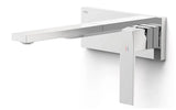 Grifo con monomando de instalación empotrada para lavabo acabado en cromo Slim Tres