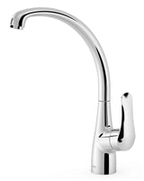 Grifo con monomando lateral y caño giratorio acabado cromado Cocina Tres