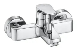 Grifo de bañera ducha para instalación empotrada con acabado cromado Atlas Roca 0