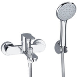 bathtub shower faucet round single handle chrome Viar by Valaz