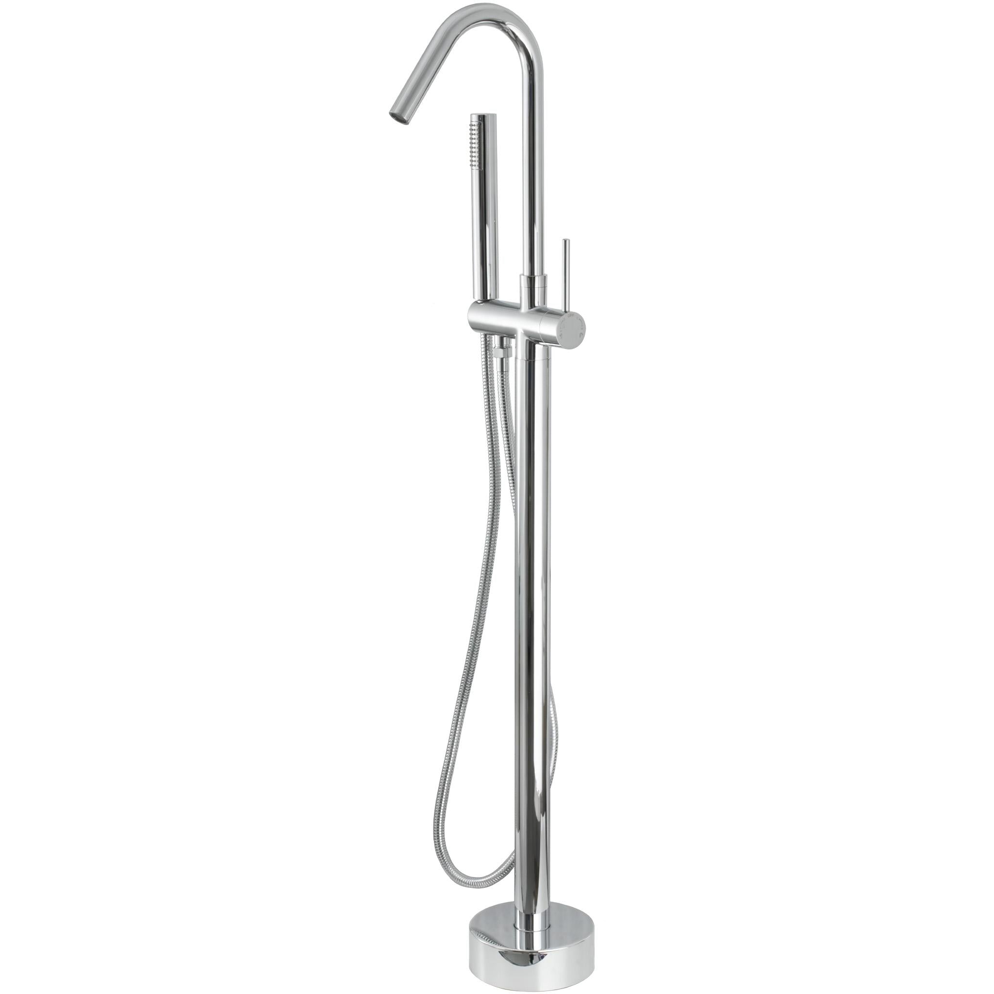 Grifo de bañera exenta redondo cromado Sella de Valaz 0