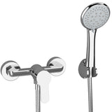 Grifo de bañera monomando diseño elegante y funcional con acabado cromado Tera de Valaz
