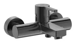 Grifo de baño exterior monomando con acabado negro titanio cepillado Naia Roca 0