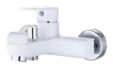 Grifo de baño Legend de latón con acabado blanco cromado Källa