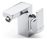 Grifo de Bidé con Maneta Lateral con Desagüe Automático Cromado L90 11,2 cm Roca