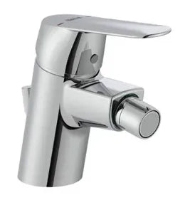 Grifo de bidé monomando con desagüe automático y acabado cromado Alfa Roca 0