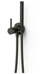 Grifo de bidé negro metalizado monomando TRES