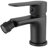 Grifo de bidé redondo monomando negro mate Viar de Valaz