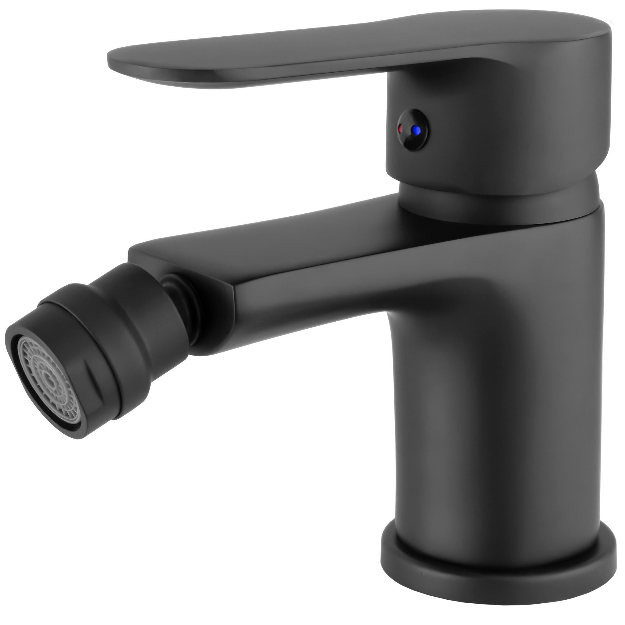 Grifo de bidé redondo monomando negro mate Viar de Valaz 0