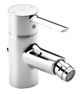 Grifo de bidet con caño giratorio y desagüe automático acabado cromado Targa Roca 0