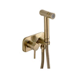 Grifo de bidet empotrado 2 vías redondo oro mate Jucar de Valaz