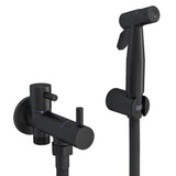 Grifo de bidet empotrado redondo de 1 vía, agua fría, en negro mate Cabriel de Valaz
