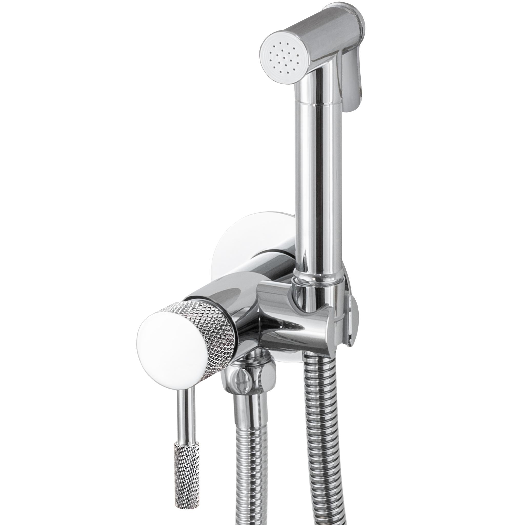 Grifo de bidet empotrado redondo cromado acabado maneta luxury Torina de Valaz 0