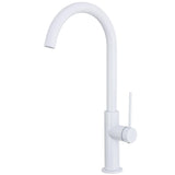 Robinet de cuisine blanc monocommande Flumen de Valaz