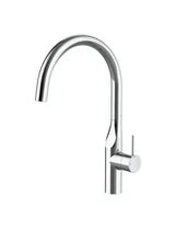 Grifo de cocina con caño giratorio curvado Glera Roca