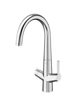 Grifo de cocina con filtro de dos vías y caño giratorio acabado cromado Syra-F Roca 0