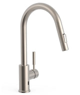Grifo de cocina electrónico de acero inoxidable con acabado cepillado Tempo Standard TRES