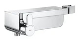 Grifo de ducha para instalación empotrada con acabado cromado Deck Roca