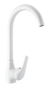 Faucet white kitchen sink tap Enkel Källa