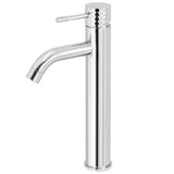 Grifo de lavabo alto monomando con maneta luxury en cromado Oda de Valaz