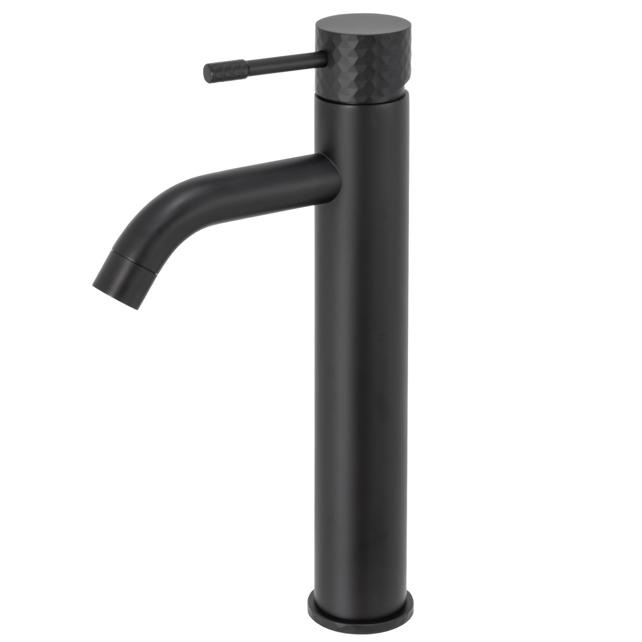 Grifo de lavabo alto monomando negro mate luxury con cartucho ceramico 35 mm Oda de Valaz 0