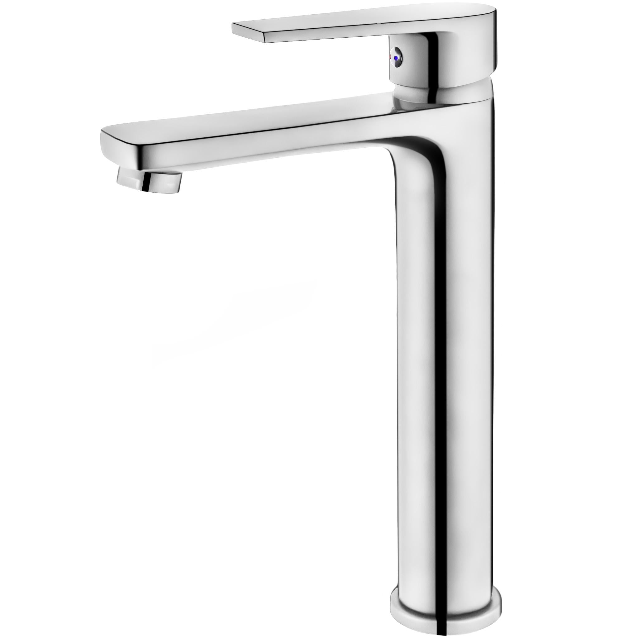 Grifo de lavabo alto para pica monomando cromado Magro de Valaz 0