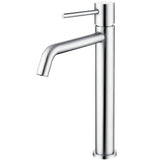 Grifo de lavabo alto para pica monomando redondo en cromado Ebro de Valaz